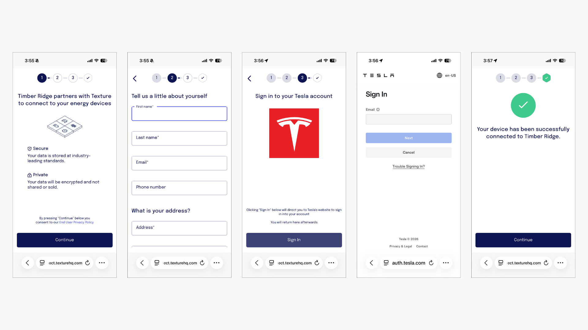 Connect Flow Screenshot